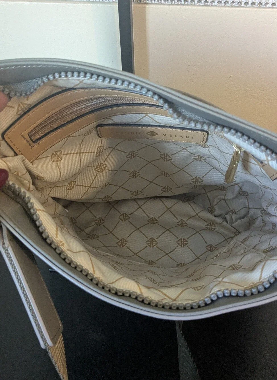 Antonio Melani Gray Crossbody Bag NWOT